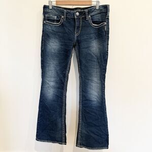 Silver Jeans Dark Blue Boot Cut Women's Jeans